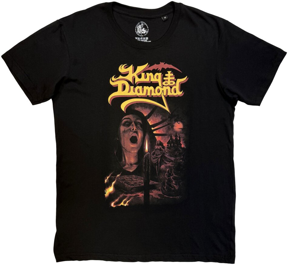 King Diamond Unisex T-Shirt - Fatal Portrait Collage (Black)
