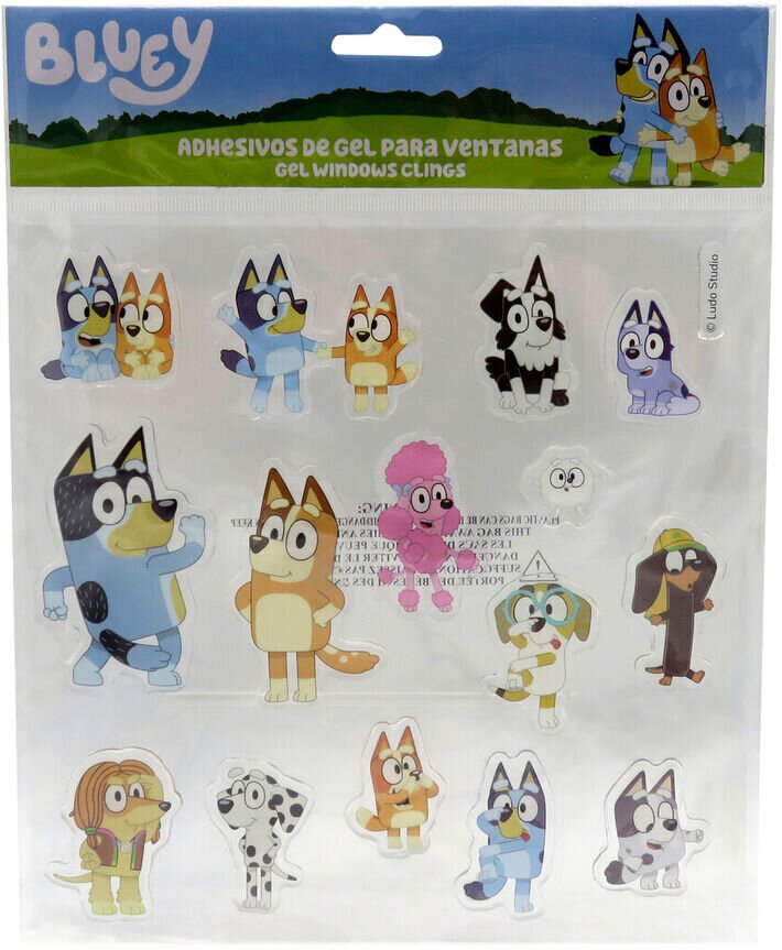 Bluey Gel Stickers