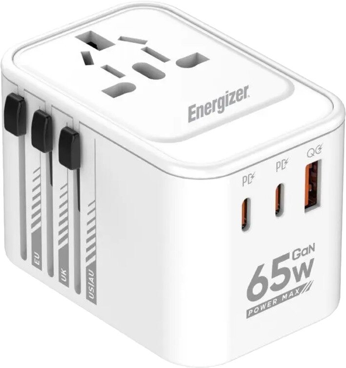 Energ AdapterTravel 65W White