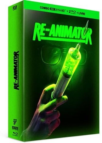 Re-Animator (1985) Édition Collector Limitée, 4K Ultra HD + 2 Blu-ray + Livre