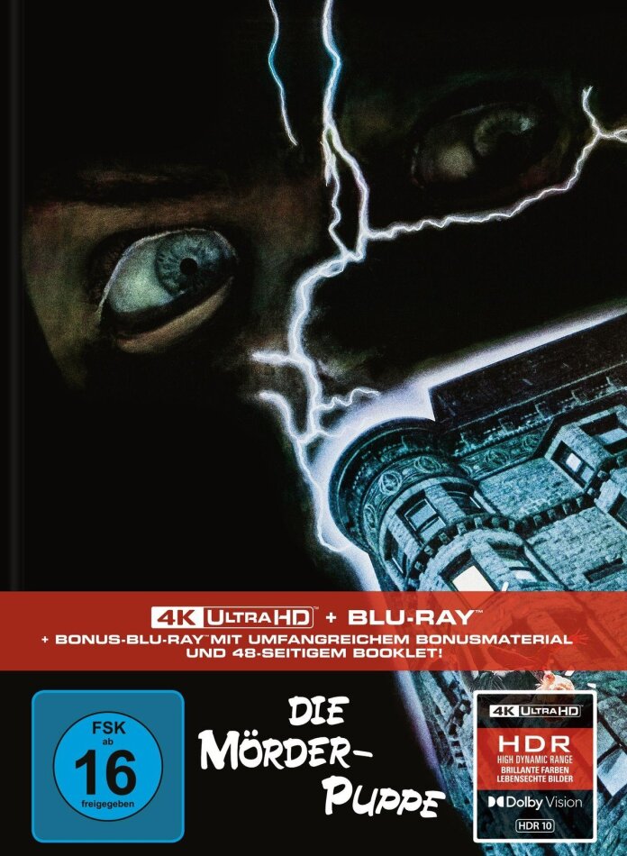 Chucky - Die Mörderpuppe (1988) Cover B, Édition Limitée, Mediabook, 4K Ultra HD + 2 Blu-ray