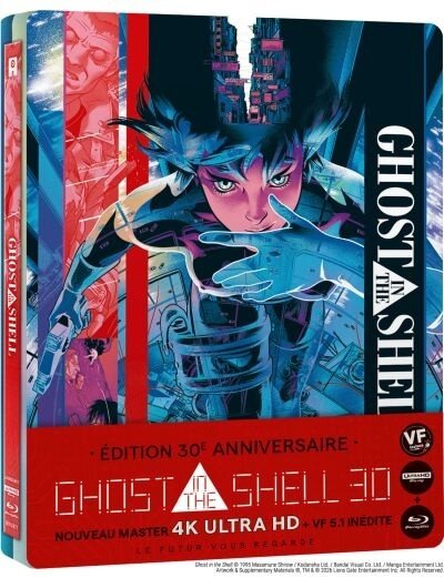 Ghost in the Shell (1995) Édition 30ème Anniversaire, Steelbook, 4K Ultra HD + 2 Blu-ray