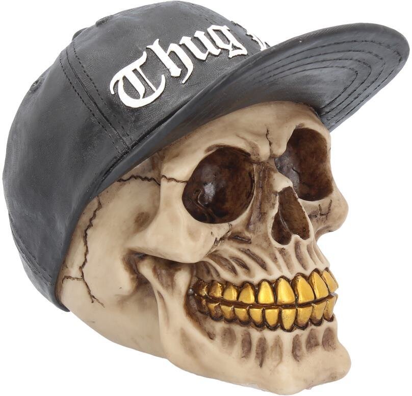 Totenkopf Thug Life Deko