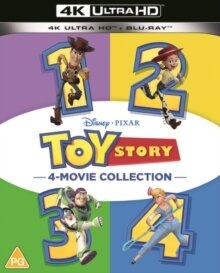 Toy Story 1-4 - 4-Movie Collection 4 4K Ultra HDs + 4 Blu-rays