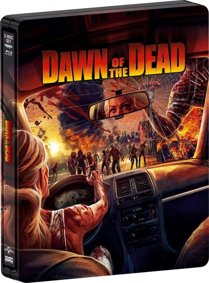 Dawn of the Dead (2004) Amazon Exclusive, Édition Limitée, Steelbook, 4K Ultra HD + 2 Blu-ray