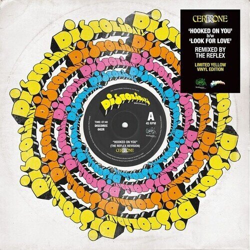 Cerrone - Hooked On You / Look For Love (Reflex Revisions) Limited Edition, Yellow Vinyl, 12" Maxi