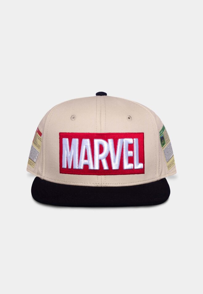 Marvel - Men's Snapback Cap Snapback Caps M Beige