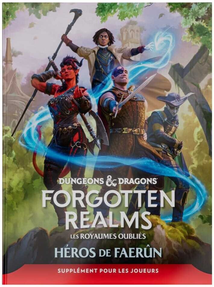 Dungeons & Dragons RPG Forgotten Realms - Héros de Faerun Spielerleitfaden *Französische Version*