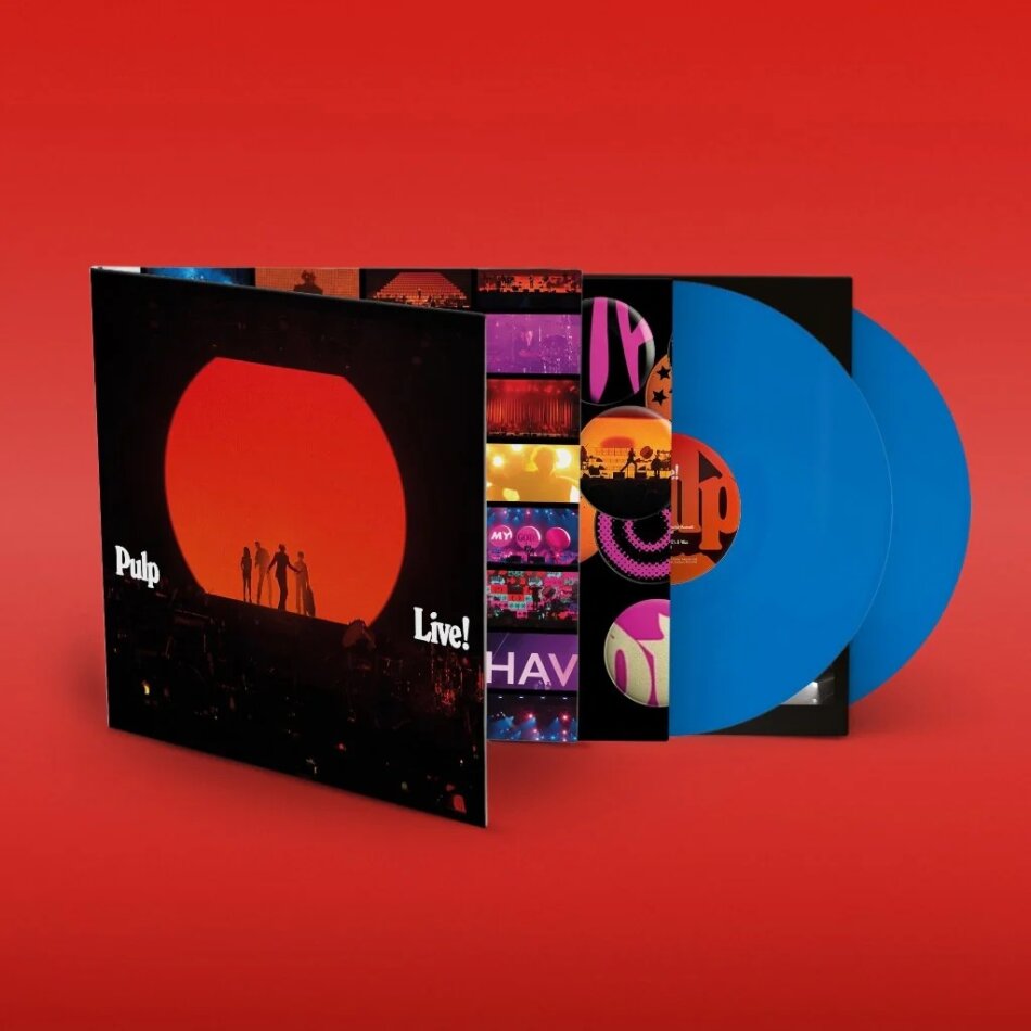 Pulp - Live! Limited Edition, Blue Vinyl, 2 LPs