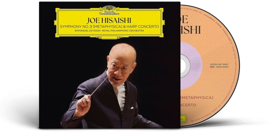 Joe Hisaishi, Joe Hisaishi, Emmanuel Ceysson & Royal Philharmonic Orchestra - Symphony No. 3 (Metaphysica) & Harp Concerto