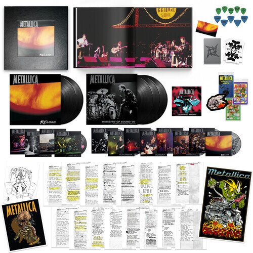 Metallica - Re-Load with Book, Numbered, 2026 Reissue, Deluxe Edition, Limited Edition, 5 LPs + 12 CDs + 7" Single + 4 DVDs