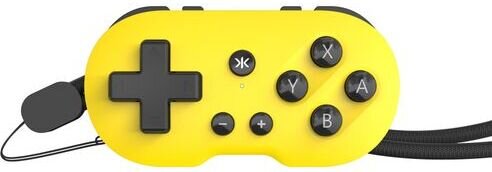 CRKD ATOM Collectible Keychain Controller for Switch, PC, Mobile/Tablet, & Smart TV Gaming - Yuzu Yellow Edition