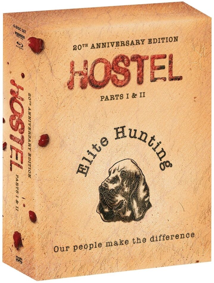 Hostel: Parts I & II Collector's Edition, Edizione Limitata 20° Anniversario, Steelbook, 2 4K Ultra HDs + 2 Blu-ray