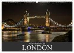 Wundervolles London (Wandkalender 2027 DIN A2 quer) - CALVENDO Monatskalender