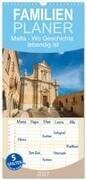 Familienplaner 2027 - Malta - Wo Geschichte lebendig ist mit 5 Spalten (Wandkalender, 21 x 45 cm) CALVENDO