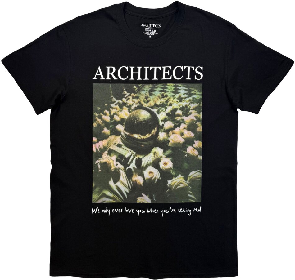 Architects Unisex T-Shirt - Astronaut Roses (Black)