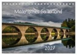 Malerisches Sauerland (Tischkalender 2027 DIN A5 quer) - CALVENDO Monatskalender